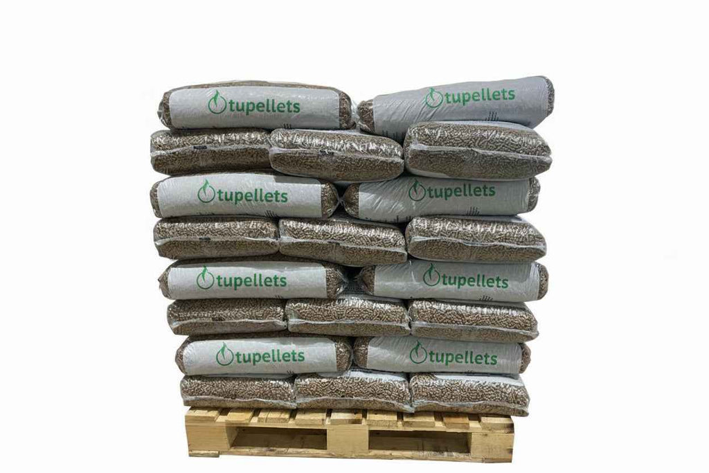 Granulés de bois Briand combustibles, 600 kg, ENplus A1, DINplus, 6 mm, sacs de granulés de chauffage naturel.