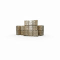 Briquettes de bois compressé Briand Combustibles, bois densifié 100 % hêtre, palette de 750 kg pour chauffage.