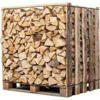 Bois de chauffage sec LE BOUSCATIER Feuillus-Bois de Chauffage Briand combustibles, 30 cm, boîte de 1,05 m³, empilé.